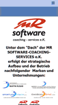 Mobile Screenshot of mr-software.de